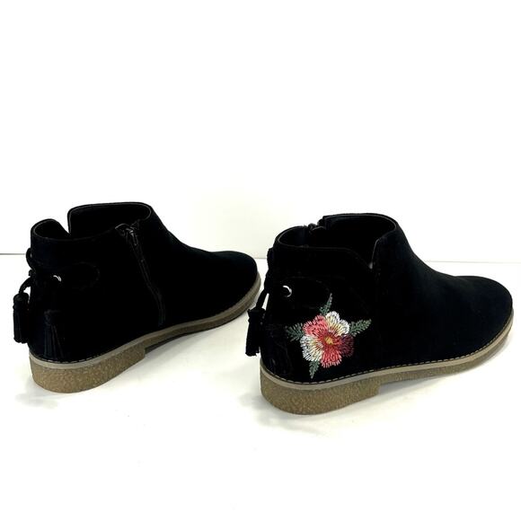 Comfortview Sienna Women Black Bootie Sz 9.5 Faux Suede Slip-Resistant AnkleBoot - Picture 14 of 15